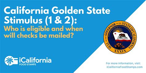 golden state california stimulus